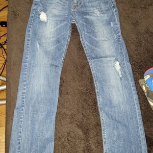 Tommy Hilfiger Boys Distressed Jeans, Size 14
